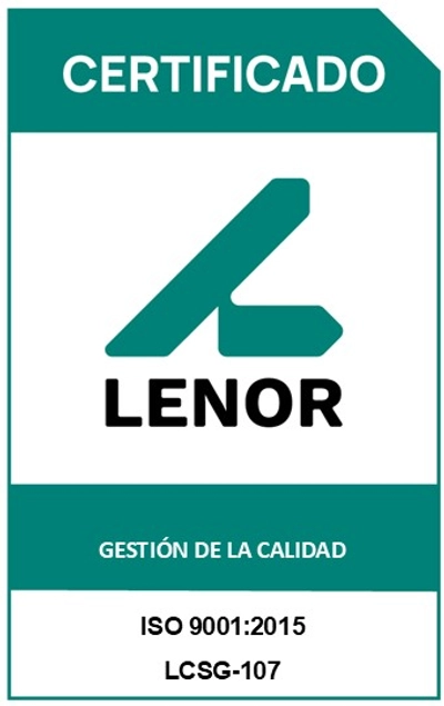 Certificación LENOR ISO 9001:2015 Gestión de la Calidad
